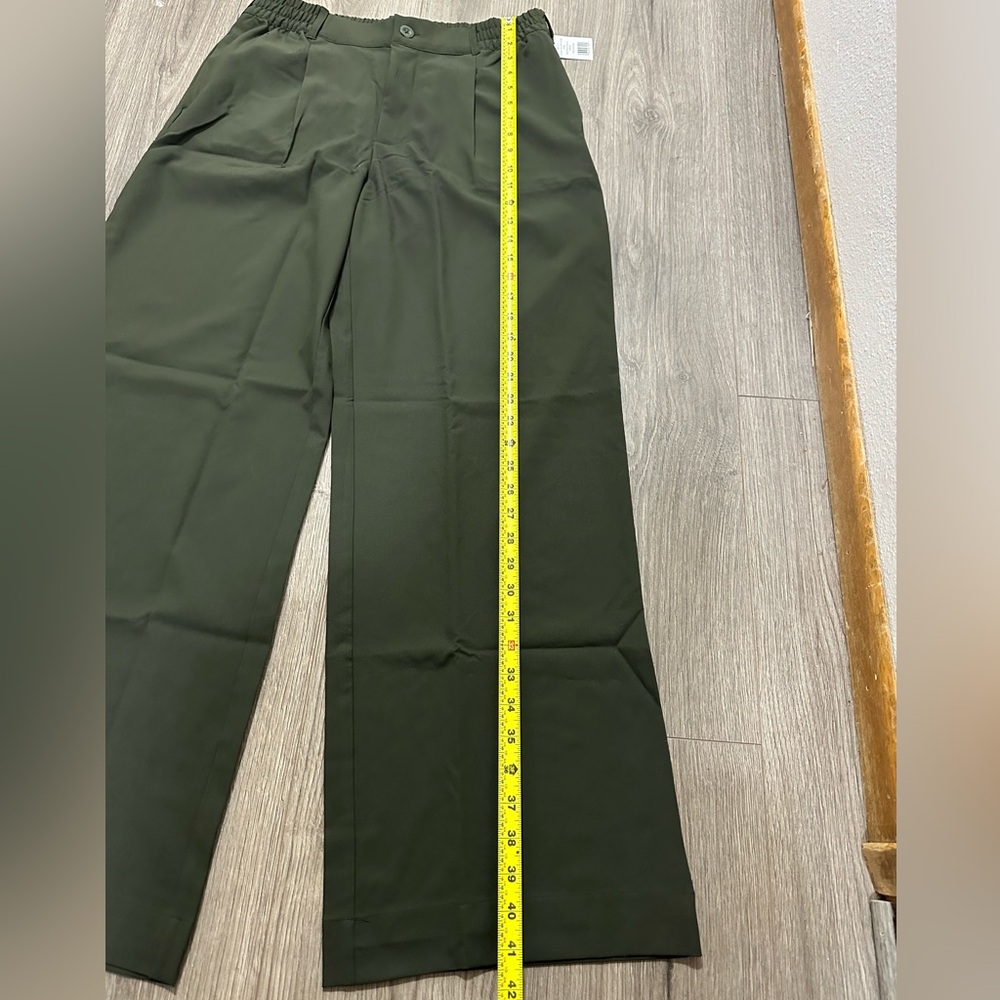 Beyond Yoga Dark Green Wide-Leg Pants - Picture 6 of 9